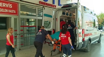 Kozan'da ağır yaralanan motosiklet sürücüsü Adana'ya sevk edildi