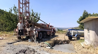 Kütahya Şaphane Gaipler'de KÖYDES ile 220 metre derinliğinde sondaj kuyusu açıldı