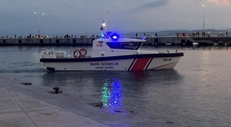 Sinop'ta Sahil Güvenlik botu gezi teknelerini uzaktan kontrol etti