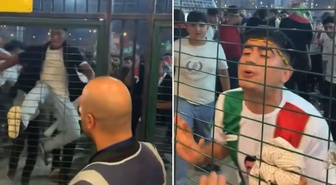 Stadyum girişinde skandal görüntü