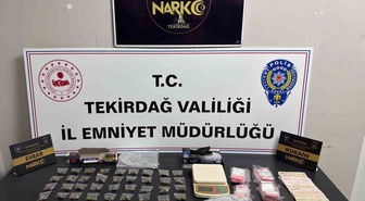 Tekirdağ'da 2 haftada 220 uyuşturucu şüphelisine adli işlem yapıldı, 25'i tutuklandı