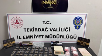 Tekirdağ'da uyuşturucu operasyonunda 30 şüpheliden 25'i tutuklandı