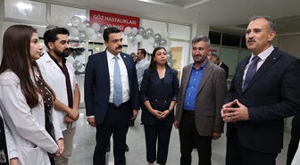 Ağrı Eğitim ve Araştırma Hastanesinde 12 poliklinik odalı göz kliniği hizmete girdi