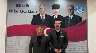 AK Parti Bilecik İl Başkanı Yıldırım, Ülkü Ocakları İl Başkanı Emirler'i tebrik etti