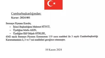 Akın Gürlek'in eşi Elif Gülşah Gürlek ne iş yapıyor? Elif Gülşah Gürlek SPK üyesi mi?