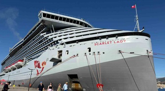 Bahama bayraklı Scarlet Lady, Bodrum'a 2 bin 637 yolcu getirdi