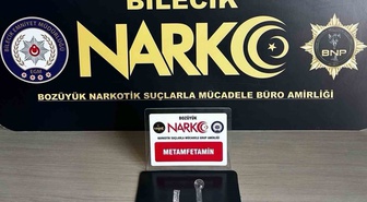 Bilecik Bozüyük'te metamfetamin ele geçirildi, 1 şüpheli yakalandı