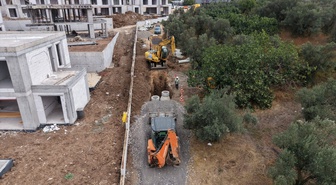 BUSKİ, Mudanya'da 1,6 km kanalizasyon ve 1,7 km yağmur suyu hatlarını bitirdi