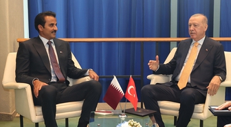 Cumhurbaşkanı Erdoğan, Katar Emiri Temim ile görüştü