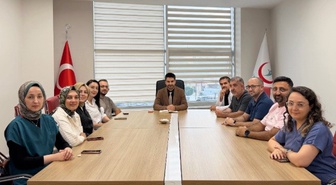 Erzincan Mengücek Gazi Hastanesi Başhekimi, Anestezi Kliniği hekimleriyle toplandı