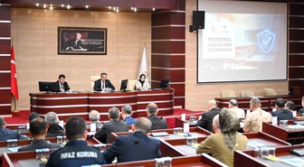Erzurum'da okul güvenliği toplantısı Vali Baruş başkanlığında yapıldı