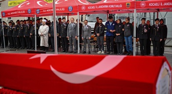 Jandarma Astsubay Kıdemli Başçavuş İbrahim Ay Kocaeli'de son yolculuğuna uğurlandı
