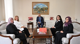 KADEM Edirne İl Temsilcisi Ekrikaya, Vali Sezer'i ziyaret etti