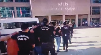 Kilis'te Çaycılar Grubu operasyonunda gözaltına alınan 18 kişiden 11'i tutuklandı