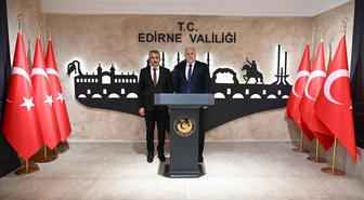 Kosova'dan sağlık işbirliği için gelen Damka, Edirne Valisi Sezer'i ziyaret etti