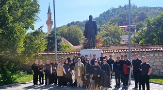 Kütahya Nafi Güral Fen Lisesi 9. sınıf öğrencileri kentin kültürel mirasını inceledi