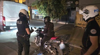 Malatya’da polis 43 motosikleti kontrol etti, olumsuzluğa rastlanmadı