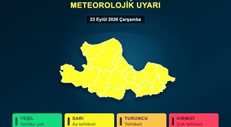 Meteoroloji, Samsun’da 17 ilçe için sarı kodlu sağanak uyarısı yaptı