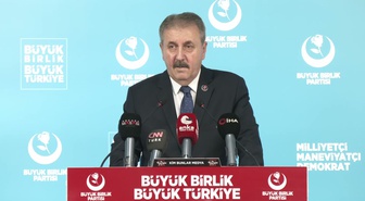 Mustafa Destici: 'Türk'e kefen biçmeye kalkanın sonunun korkunç olacağını herkesin bilmesini isterim'