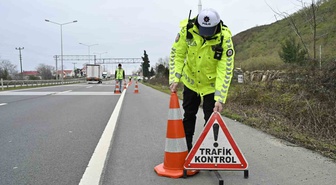Ordu'da bir haftada 14 bin 895 araç denetlendi, 57 kazada 65 kişi yaralandı