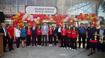 Samsun Alaçam'da Selman Turhan Bocce Sahası törenle hizmete açıldı