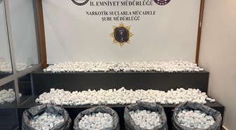 Samsun Atakum'da 130 bin 624 uyuşturucu hap ele geçirildi, 1 şüpheli gözaltına alındı