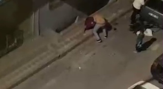 Sultangazi'de akraba kavgasında kadın yumruklandı, bebek arabası fırlatıldı