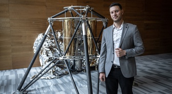 TURKUZAYSAN, Ay'a dikey iniş test aracı prototipini tamamlayıp Teknopark'ta tanıttı