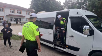 Zonguldak'ta okul servis araçlarına yönelik denetimler eğitim yılı boyunca sürecek