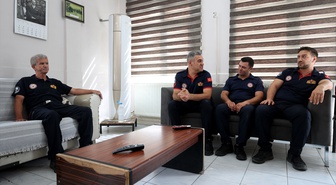 64 yaşındaki Kırklareli itfaiye eri Yavuz, 41 yıldır ilk günkü heyecanla çalışıyor