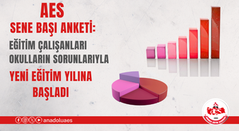 AES anketinde eğitim çalışanlarının yüzde 98,7'si ek ders ücretlerini yetersiz buldu