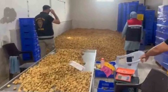 Aydın Köşk'te 20 milyon TL'lik 25 ton etiketsiz kuru incire el konuldu