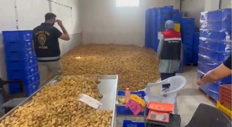 Aydın Köşk'te 25 ton etiketsiz incir ele geçirildi, işletmeye 236 bin TL ceza kesildi