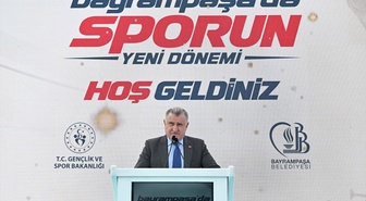 Bakan Bak, Bayrampaşa'da 5 spor tesisi için 1 milyar 150 milyon liralık yatırımı duyurdu