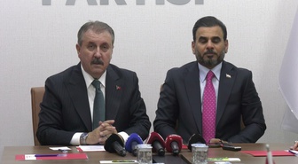 Destici, Irak El Hikmet Hareketi'nden milletvekillerini ağırladı