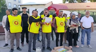 Eğitim Sen Kars Şubesi, 11 öğrencinin yaralandığı Turgutlu saldırısını protesto etti