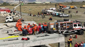 Erzincan merkezli 6,9'luk deprem tatbikatında 1052 personel görev aldı