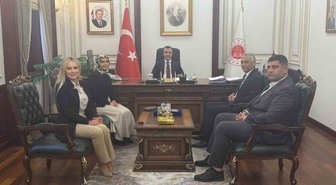 HEKİMSEN, Adalet Bakan Yardımcısı Aydoğdu'ya Hekimlik Meslek Kanunu'nu anlattı