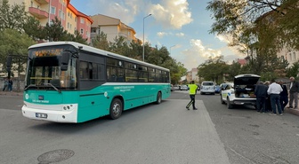 Kayseri Kocasinan'da halk otobüsünün altında kalan 10 yaşındaki bisikletli çocuk öldü