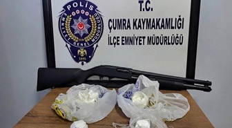 Konya Çumra'da 130 gram kokain ele geçirildi, 4 şüpheli tutuklandı