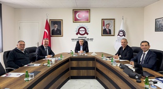 Merzifon OSB Yönetim Kurulu, Kaymakam Karaaslan başkanlığında toplandı