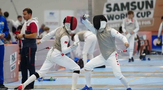 Samsun'da 52 ülkeden 606 sporcu Flöre Dünya Kupası'nda madalya için yarışıyor