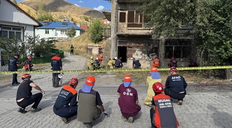 Tunceli Pülümür'de 6,9'luk deprem senaryosuyla arama kurtarma tatbikatı yapıldı