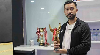 Yozgat'ta yaşayan eski milli sporcu Sefa Kayaalp, 8 ay yattı, spordan kopmadı
