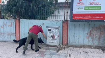 Adana'da okul çevresi narkotik denetimleri narkotik köpeğiyle yıl boyunca sürecek