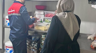 Afyonkarahisar Bolvadin'de Tarım Müdürlüğü okul kantin ve yemekhanelerini denetledi