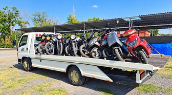Aksaray Yeşilova'da jandarma denetledi, 16 motosiklet trafikten men edildi