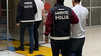 Bartın'da uyuşturucu operasyonunda gözaltına alınan 8 şüpheliden 2'si tutuklandı