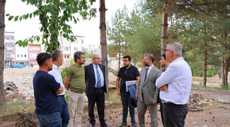 Bayburt'ta Ağız ve Diş Sağlığı Merkezi alan incelemesine İl Sağlık Müdürü katıldı