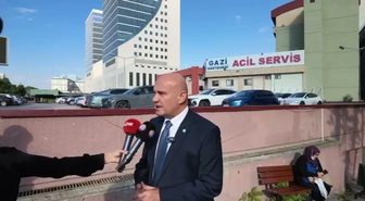 Çömez, AYM önünde intihar girişiminde bulunan emekli polisin durumunu kritik buldu